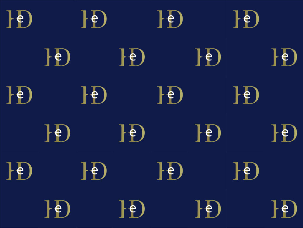 Logomarca Hérnia e Dor repetida em diagonal
